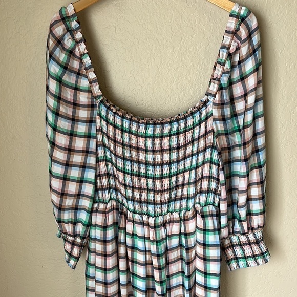 Maeve Multicolor Plaid Midi Dress - Picture 5 of 13